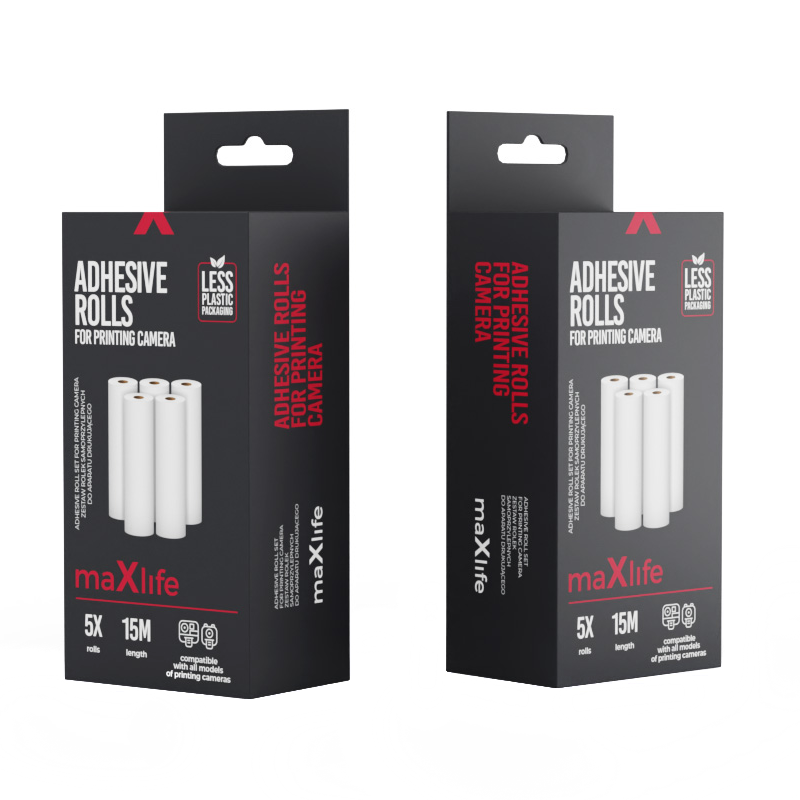 MaXlife Fotopapier für Digitalkamera MXPC-100, 5 Stück Set