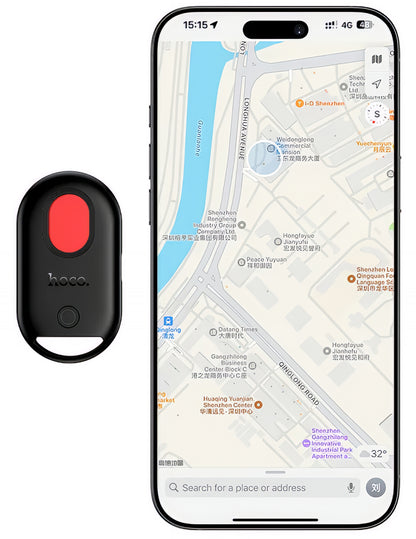 HOCO SmartTag E95 3in1 für iOS-Serie, Schwarz
