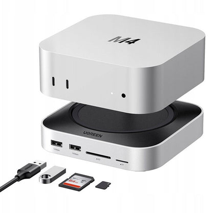 Multifunktions-Hub GREEN CM841 (65487) für Apple Mac Mini M4, Schwarz