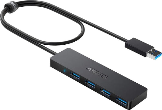 Anker USB-Hub, 4 x USB-A 3.0, Schwarz A7516016 