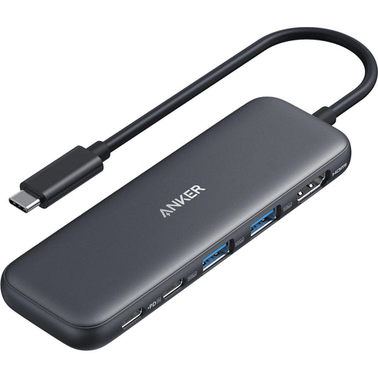 Hub USB-C Anker 332, 2 x USB-A - 2 x USB-C - 1 x HDMI, Grau A8355H11