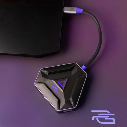 Hub USB-C Proove Spectre, 5in1, Grau HBPG10221205