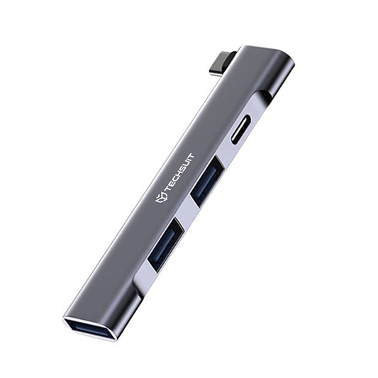 USB-C Hub Techsuit H12 ZenithDock, 4in1, Grau