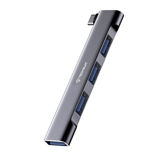 Hub USB-C Techsuit H13 ZenithDock, 4in1, Grau