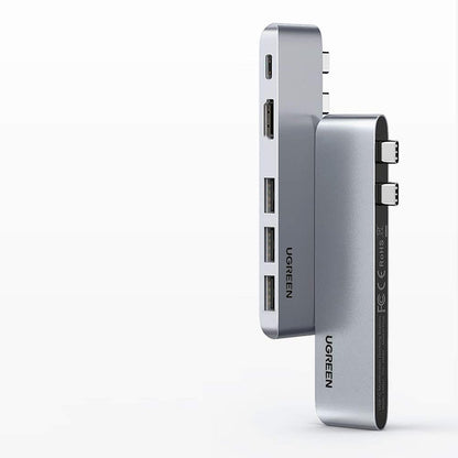 UGREEN USB-C Hub for Apple MacBook Pro / Air Series, 3 x USB-A 3.0 - 1 x USB-C - 1 x HDMI, Gray