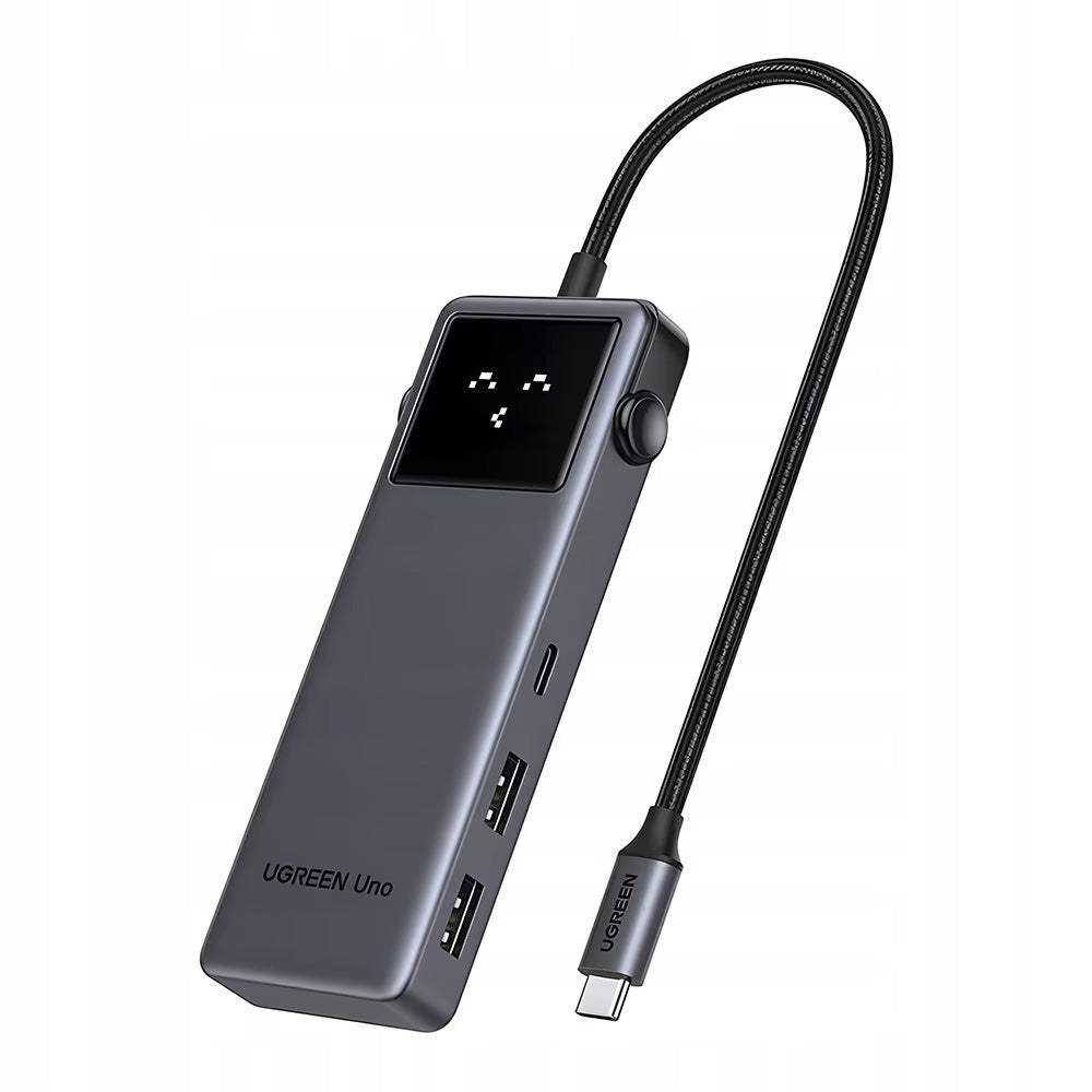 USB-C Hub UGREEN Uno (75179), 2 x USB-A - 2 x USB-C - 1 x HDMI - 1 x SD - 1 x microSD, Grau