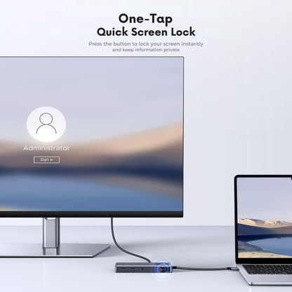 USB-C Hub UGREEN Uno (75179), 2 x USB-A - 2 x USB-C - 1 x HDMI - 1 x SD - 1 x microSD, Grau
