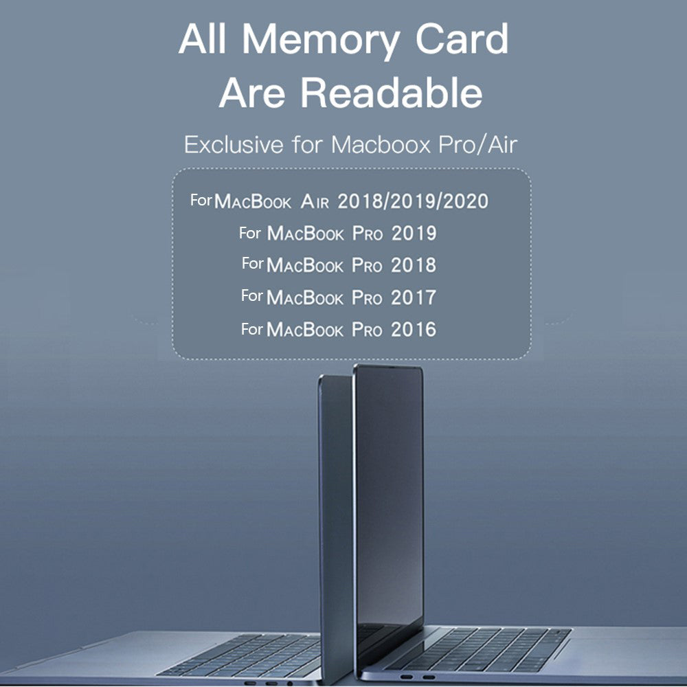 USB-C Hub Yesido HB10 für Apple MacBook Pro / Air, 6in1, Grau