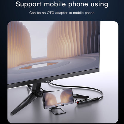 USB-C Hub Yesido HB22, 5in1, Grau