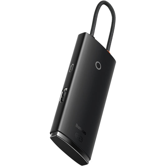 USB-C Hub Baseus Lite, 3 x USB-A 3.0 - USB-C - HDMI, Schwarz WKQX040001