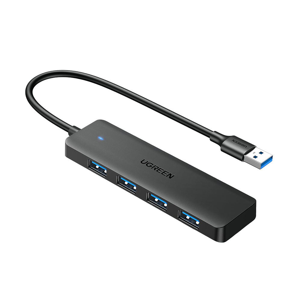 USB-Hub UGREEN CM219 (25851), 4 x USB-A 3.0, Schwarz