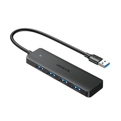 USB-Hub UGREEN CM219 (25851), 4 x USB-A 3.0, Schwarz