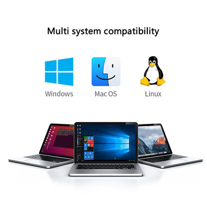 USB / USB-C Hub Yesido HB20, 5in1, Grau