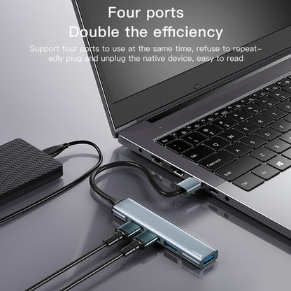 Yesido HB18 USB Hub, 4in1, Gray
