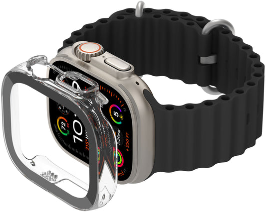 Belkin ScreenForce TemperedCurve Hülle für Apple Watch Ultra Series, Transparent OWA001zzCL