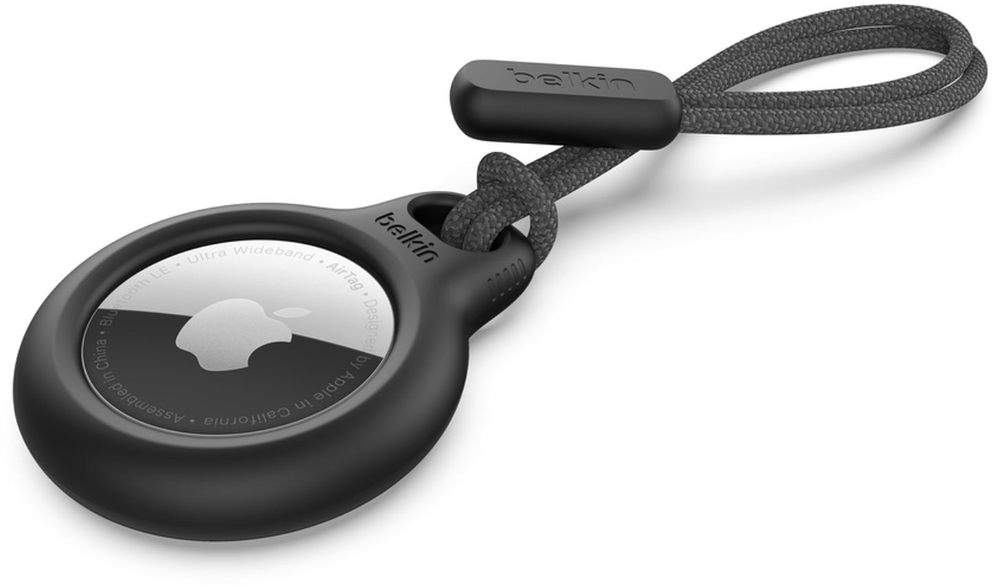 Belkin Strap Hülle für Apple AirTag, Schwarz F8W974btBLK
