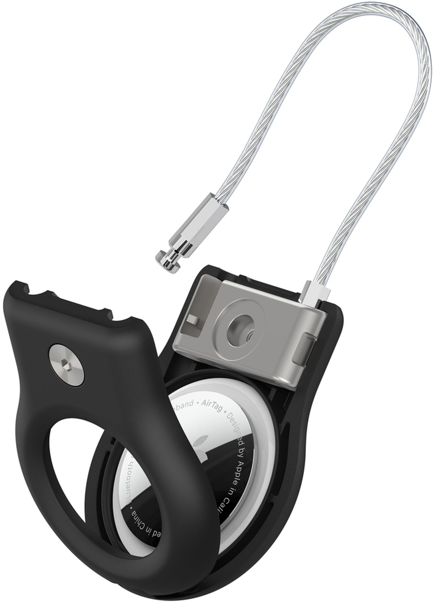 Belkin Wire Cable Hülle für Apple AirTag, Schwarz MSC009btBK