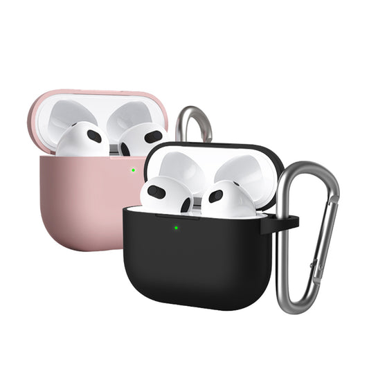 Blueo Liquid Hülle für Apple AirPods 3, Schwarz