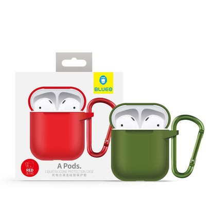 Blueo Liquid Case for Apple AirPods Gen 1, Navy Blue