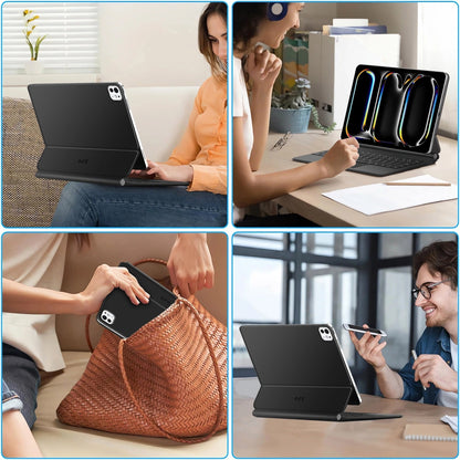 Tastaturhülle für Apple iPad Pro 11 (2025) / (2024), Tech-Protect, SmartCase Magnetic, Schwarz