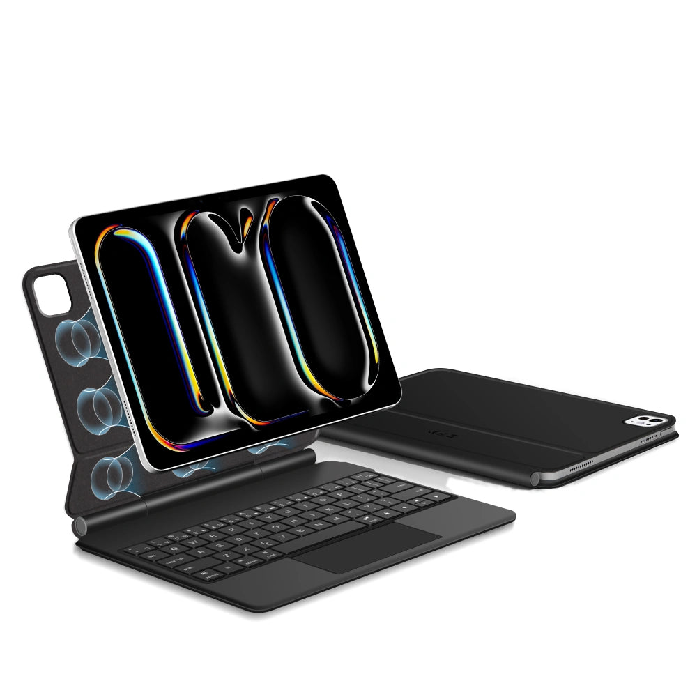 Tastaturhülle für Apple iPad Pro 11 (2025) / (2024), Tech-Protect, SmartCase Magnetic, Schwarz