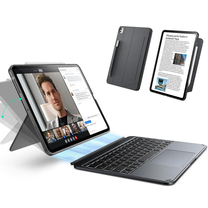 Tastaturhülle für Apple iPad (2025) / (2022), ESR, Shift, Grau
