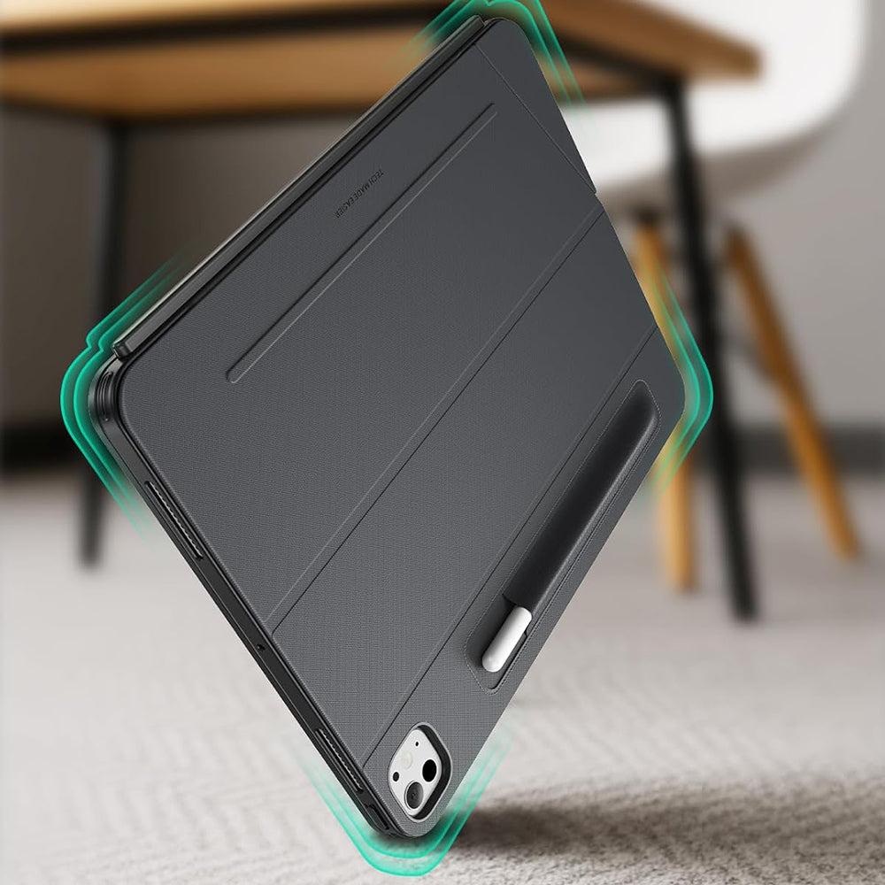 Hülle mit Tastatur für Apple iPad Pro 11 (2024), ESR, Shift, Grau