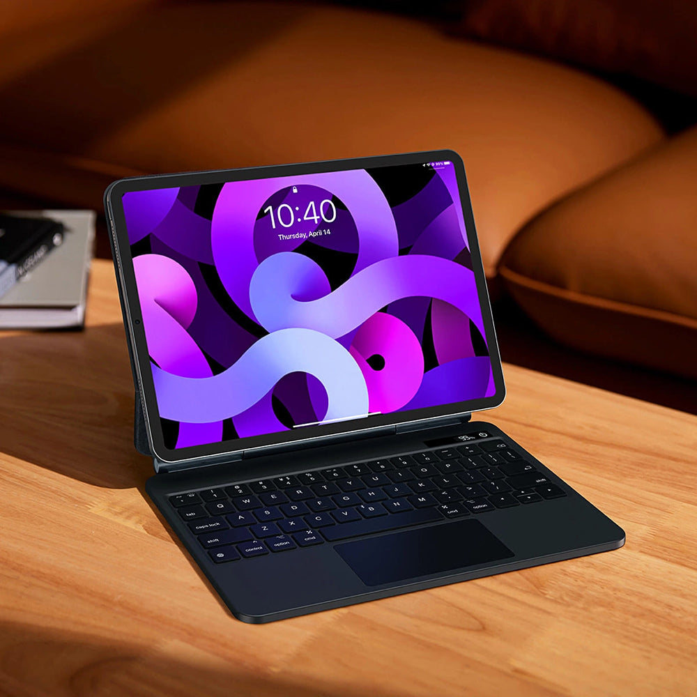Tastaturhülle für Apple iPad Pro 12.9 (2022) / Pro 12.9 (2021) / Pro 12.9 (2020) / Pro 12.9 (2018), Baseus, Brilliance, Grau