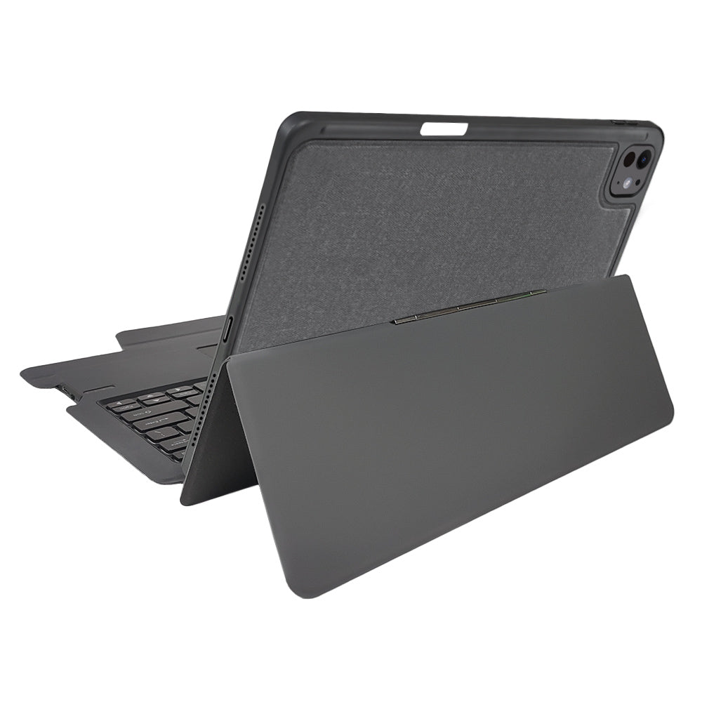 Keyboard Case for Apple iPad Pro 13 (2024), Techsuit, KeyTab Pro, Black