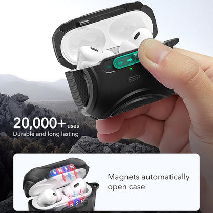 ESR Cyber Hülle für Apple AirPods Pro Serie, Schwarz