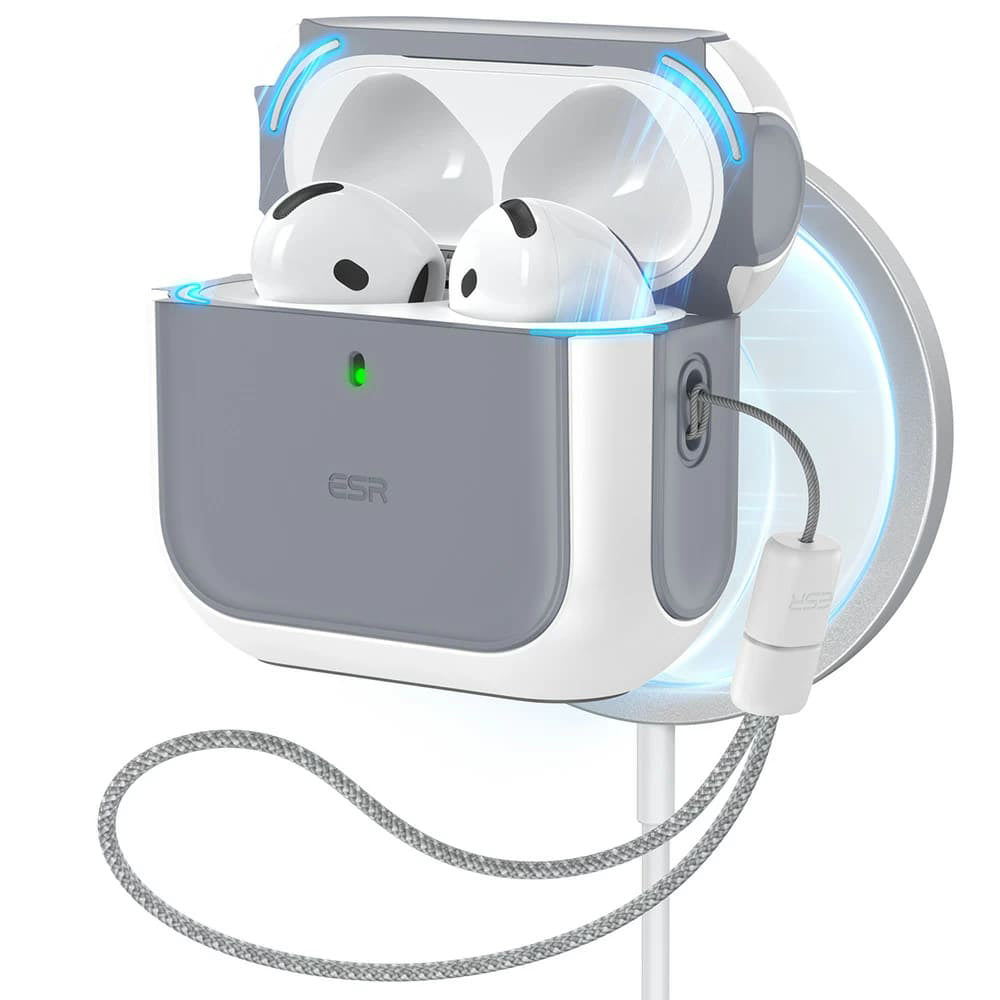 ESR Orbit Hybrid Hülle für Apple AirPods 4, Weiß