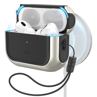 ESR Orbit Hybrid Hülle für Apple AirPods Pro Serie, Grau