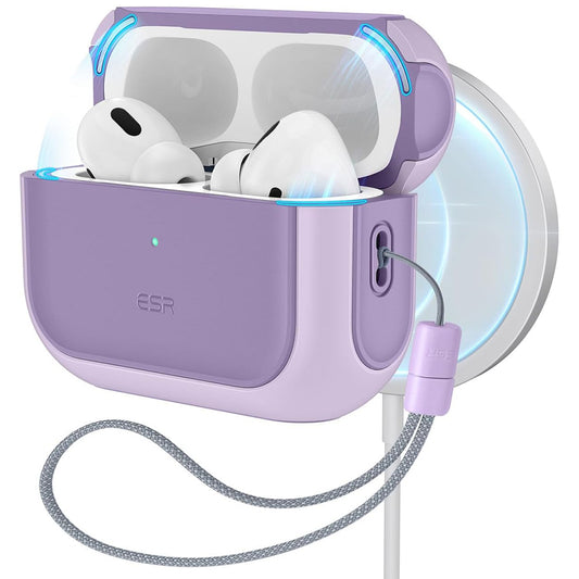 ESR Orbit Hybrid Hülle für Apple AirPods Pro Serie, Lila