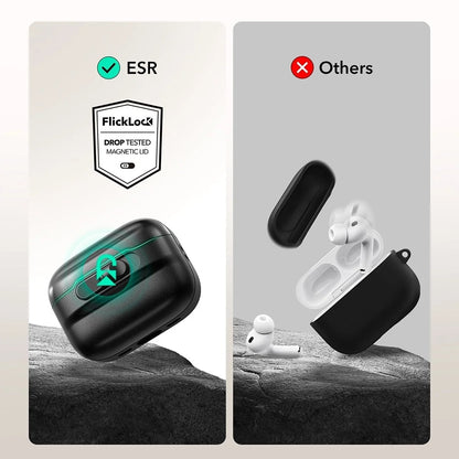 ESR Pulse Magnetic FlickLock Hülle für Apple AirPods Pro 3, Marineblau