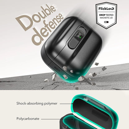 ESR Pulse Magnetic FlickLock Hülle für Apple AirPods Pro 3, Grau