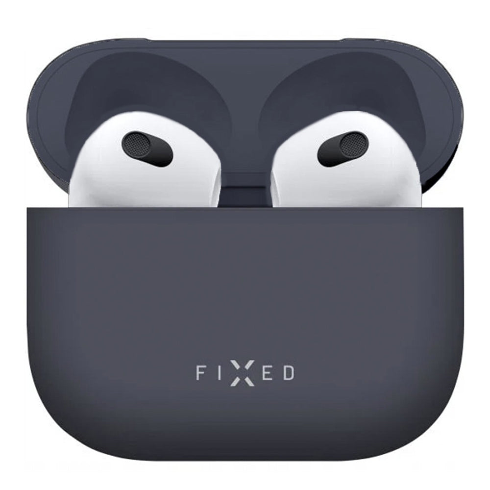 Fixed Silky Hülle für Apple AirPods 4, Blau