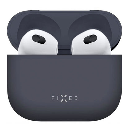 Fixed Silky Hülle für Apple AirPods 4, Blau