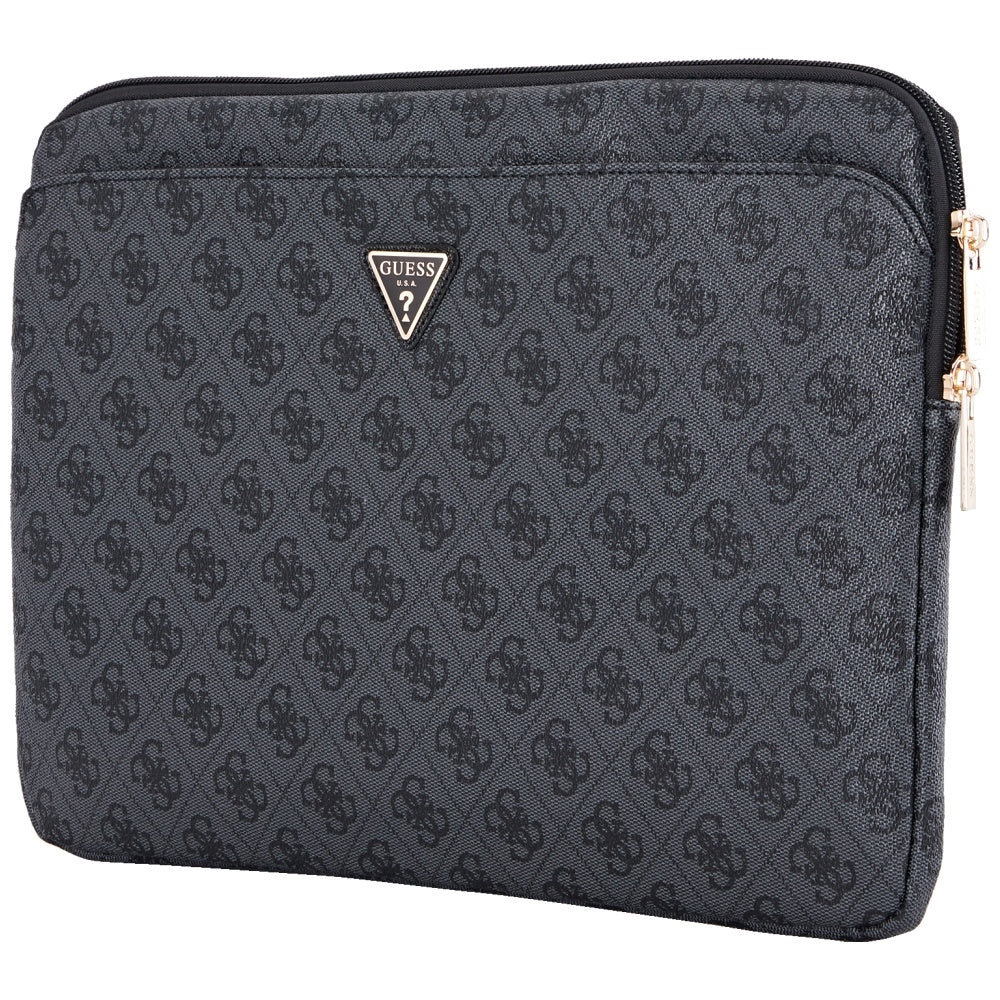 Guess 4G Triangle Logo Case for 14-inch Laptop, Black