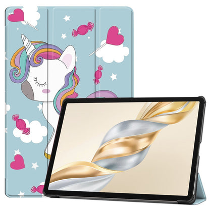Hülle für Honor Pad X9a / X9 / X8 Pro, Techsuit, FoldPro Unicorn, Mehrfarbig
