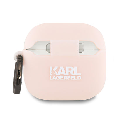 Karl Lagerfeld 3D Choupette's Head Hülle für Apple AirPods 4, Rosa