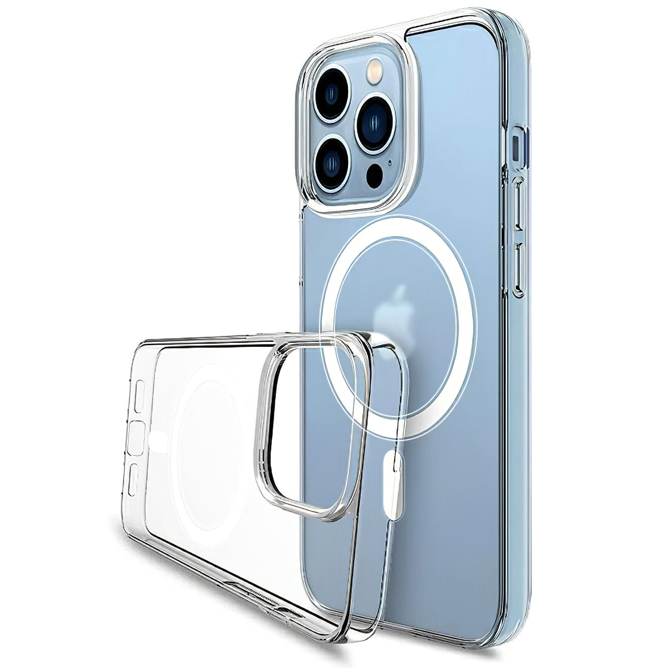 MagSafe-Hülle für Apple iPhone 15 Pro Max, OEM, Transparent