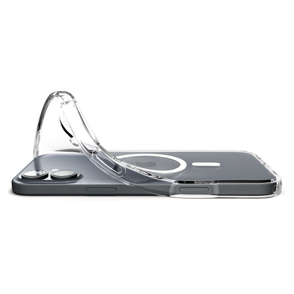 MagSafe-Hülle für Apple iPhone 16 Plus, Spigen, Liquid Crystal, Transparent ACS08388