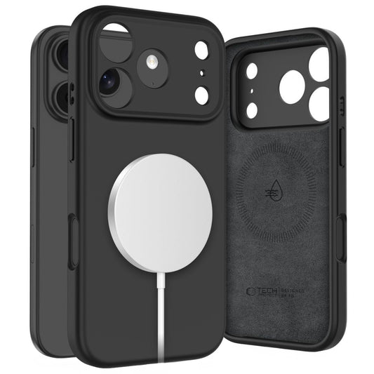 MagSafe Hülle für Apple iPhone 17 Pro Max, Tech-Protect, Silikon, Schwarz