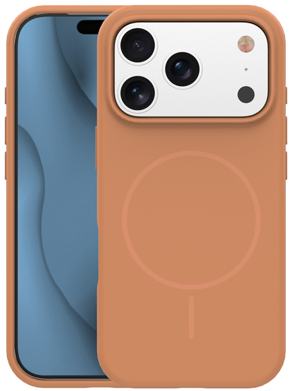 MagSafe-Hülle für Apple iPhone 17 Pro Max, OEM, Silicone Thin, Orange