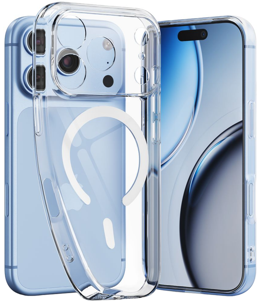 MagSafe-Hülle für Apple iPhone 18 Pro / 17 Pro, Tech-Protect, Flexair, Transparent
