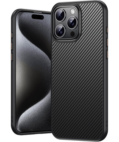 MagSafe-Hülle für Apple iPhone 16 Pro, OEM, Carbon, Schwarz