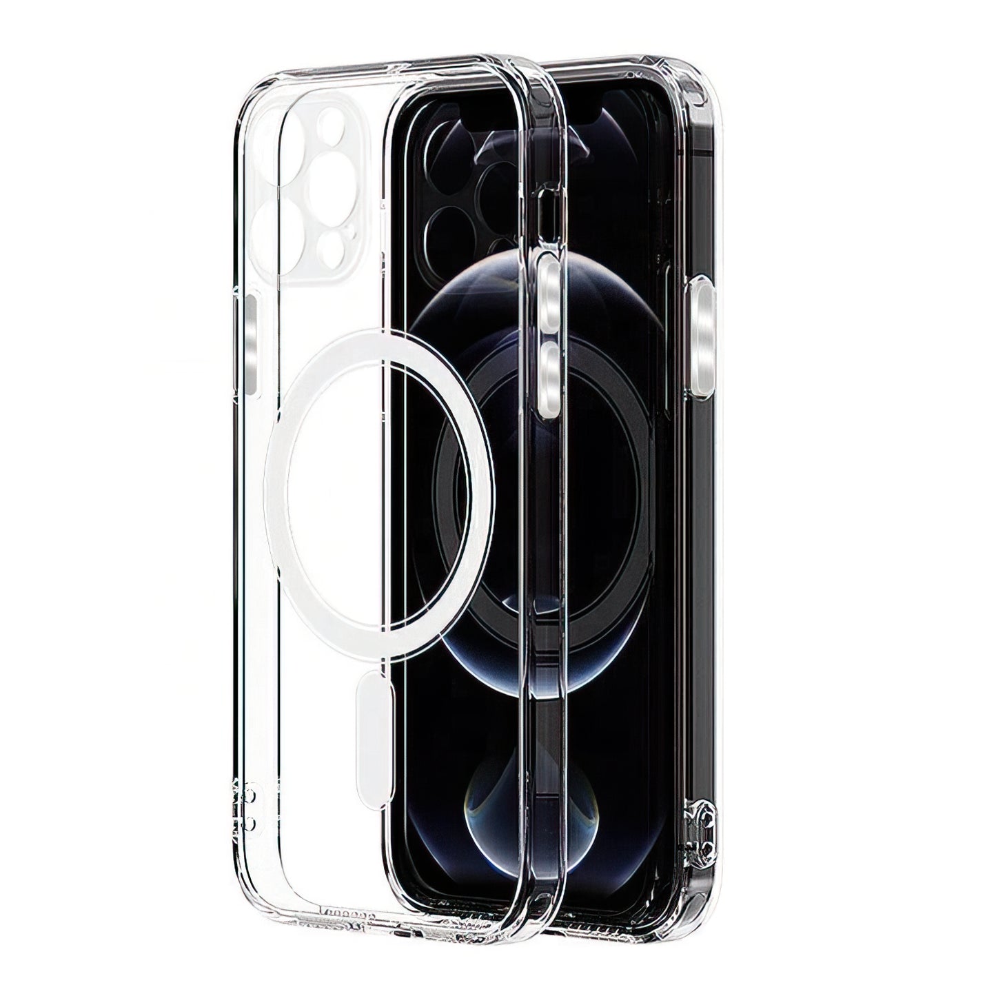 MagSafe-Hülle für Apple iPhone 16, OEM, Clear with Camera Protection, Transparent