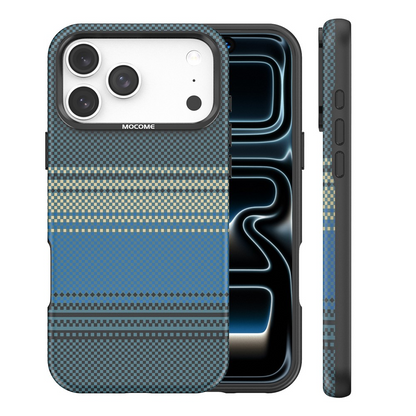 MagSafe-Hülle für Apple iPhone 17 Pro Max, OEM, Gradient Rainbow, Marineblau