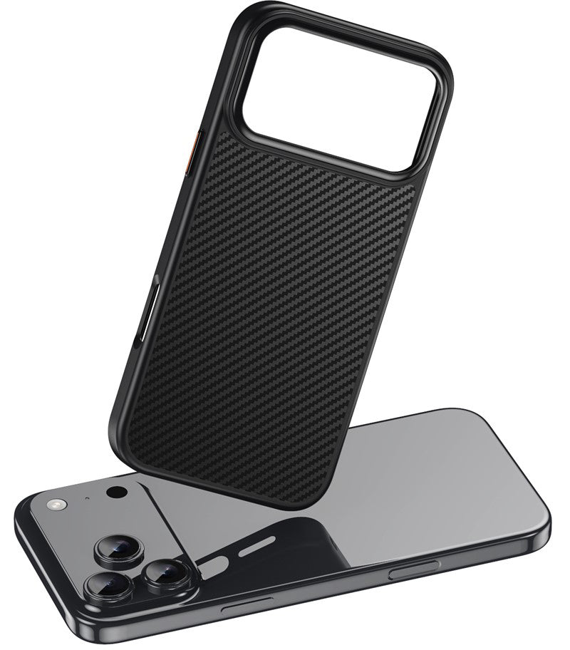 MagSafe-Hülle für Apple iPhone 18 Pro / 17 Pro, OEM, Carbon, Schwarz