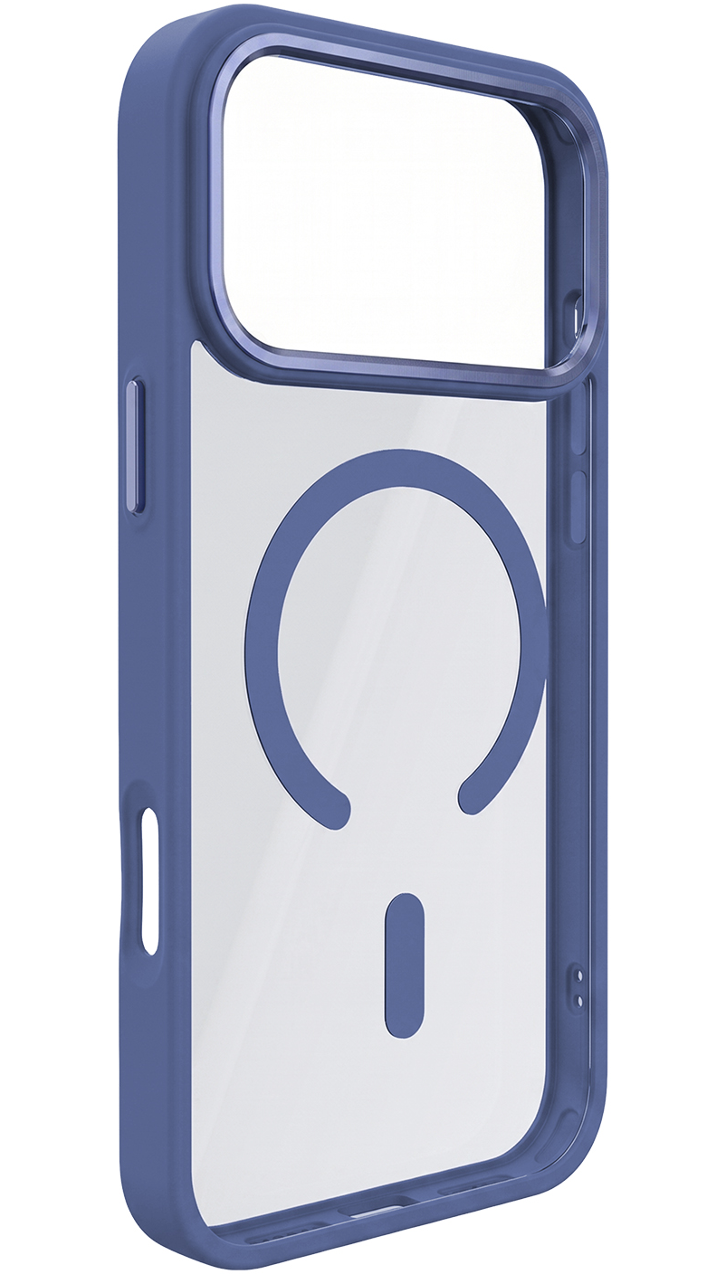 MagSafe-Hülle für Apple iPhone 18 Pro Max / 17 Pro Max, OEM, Color Clear Mag, Blau